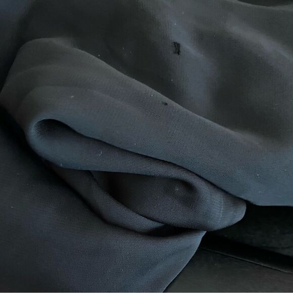 Amanda Uprichard Black Timeless Wrap Dress Size Small NWT - Picture 8 of 9